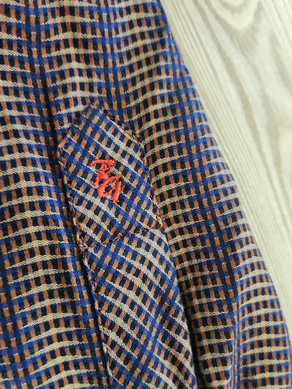 Robert Graham Men’s Multicolor Check Button Down Shirt XL Embroidered Trim - Picture 7 of 13